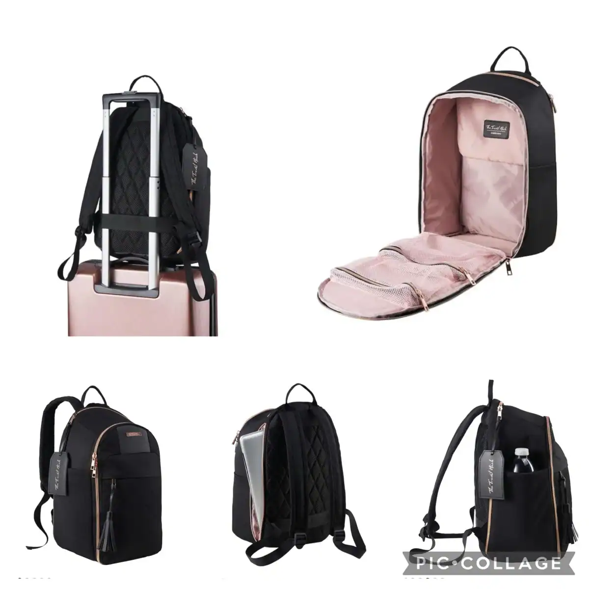 Cabin Max Black Travel Hack 40cm